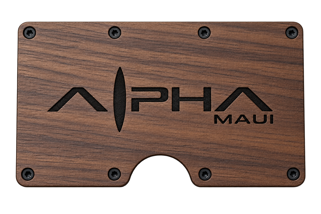 Alpha Maui Clip Wallet