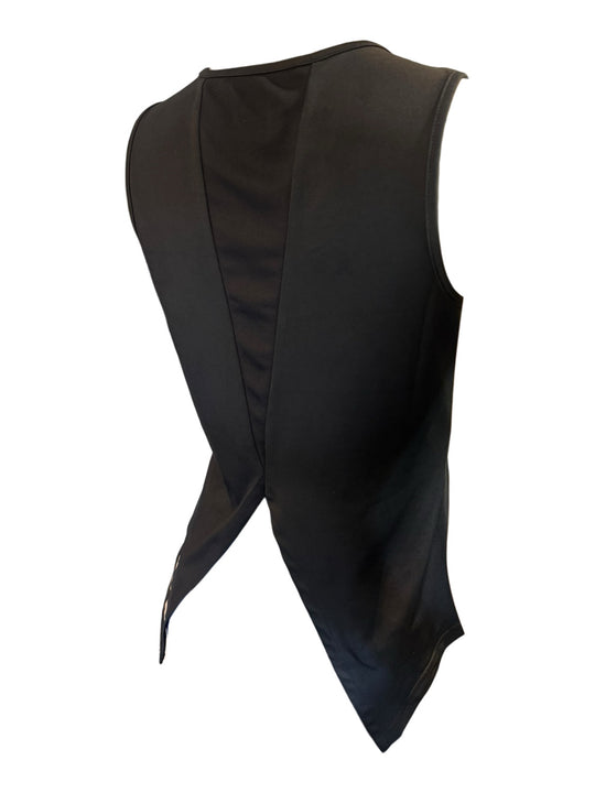 Tradewinds mesh back and split hem