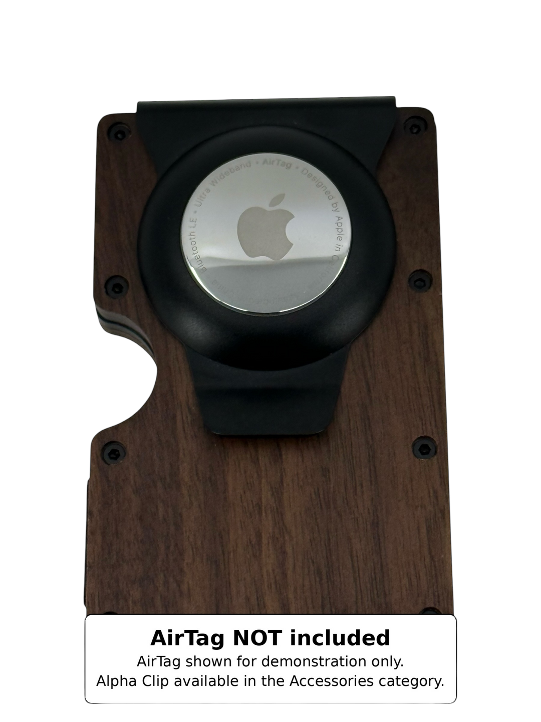 Alpha Maui AirTag Mount Kit for Alpha Minimalist Wallet