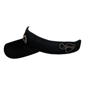 Alpha Maui Baldwin Beach Bro Drop Top black hemp visor