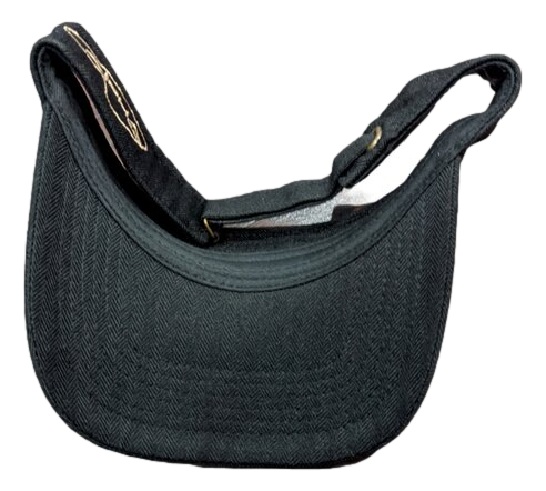 Alpha Maui Baldwin Beach Bro Drop Top black hemp visor