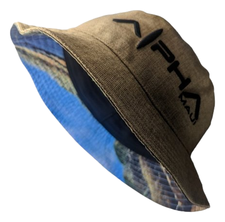 Alpha Maui Bucks Hemped Out hemp bucket hat