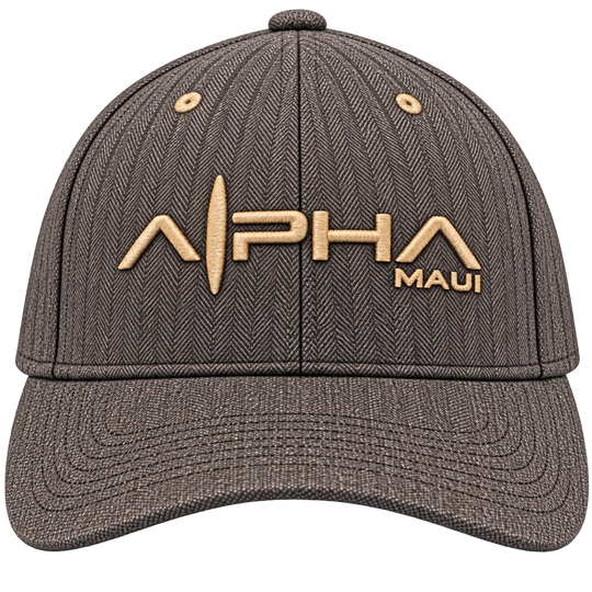 Alpha Maui Coconutz II brownish gray cap – front view