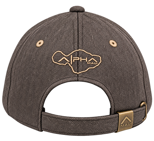Alpha Maui Coconutz II brownish gray cap – rear view
