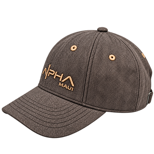 Alpha Maui Coconutz II brownish gray cap – side left view
