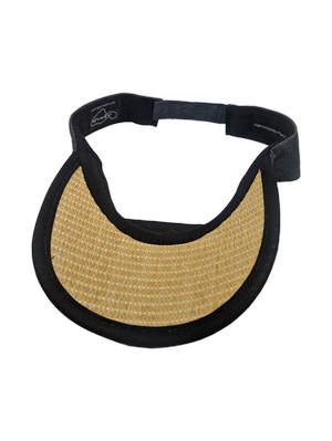 Alpha Maui Drop Top La Perouse hemp and straw visor