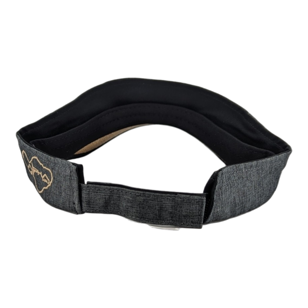 Alpha Maui Drop Top La Perouse hemp and straw visor
