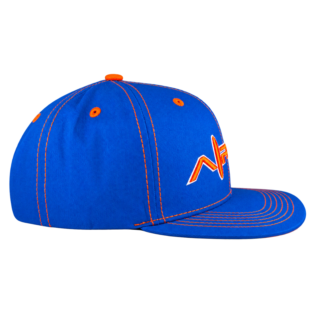 Hoops royal blue cotton cap side profile