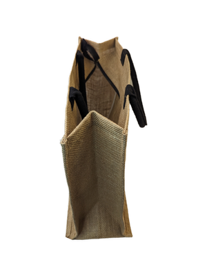 Alpha Maui Jute Burlap Tote Bag