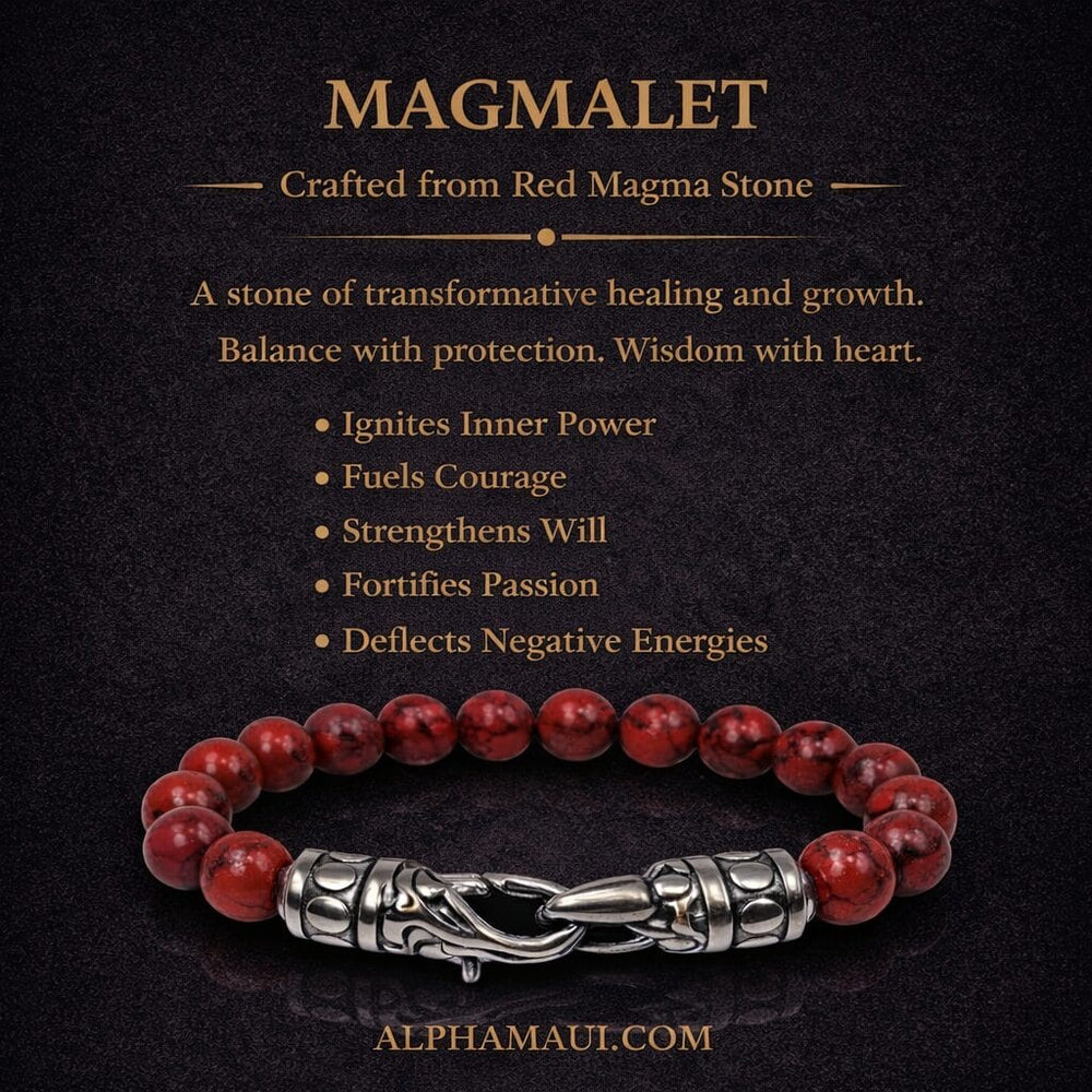 Alpha Maui Magmalet red bracelet – view 2