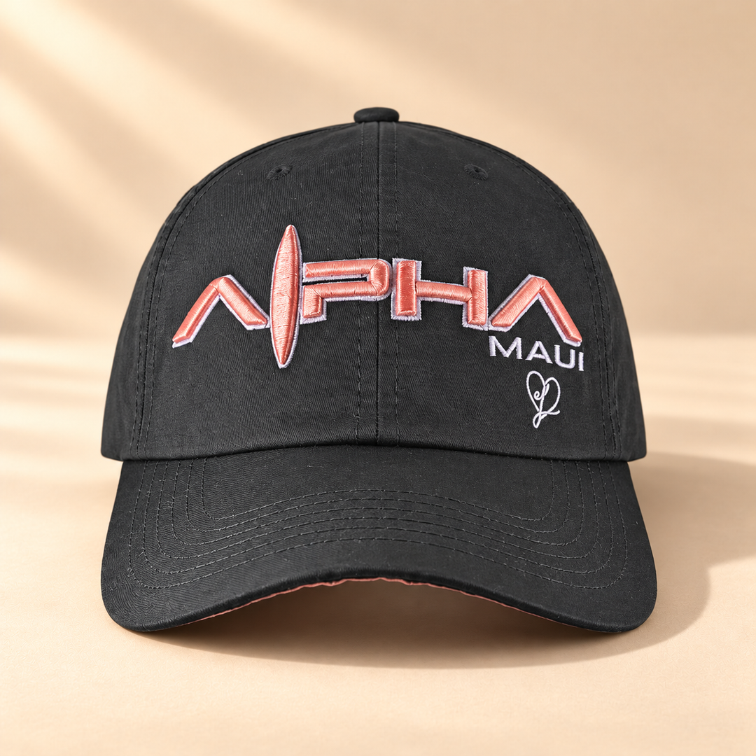 Alpha Maui Oluwalu ponytail cap front