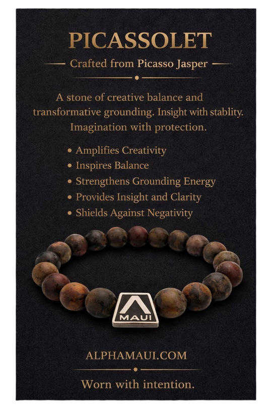 Alpha Maui Picassolet Picasso Jasper Bracelet