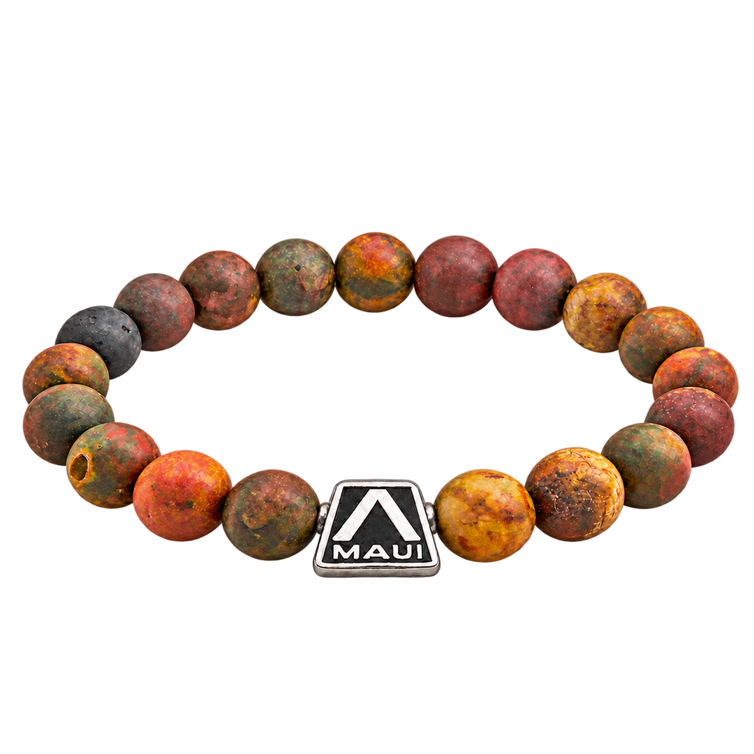 Alpha Maui Picassolet – Picasso Jasper Bracelet — centered front view