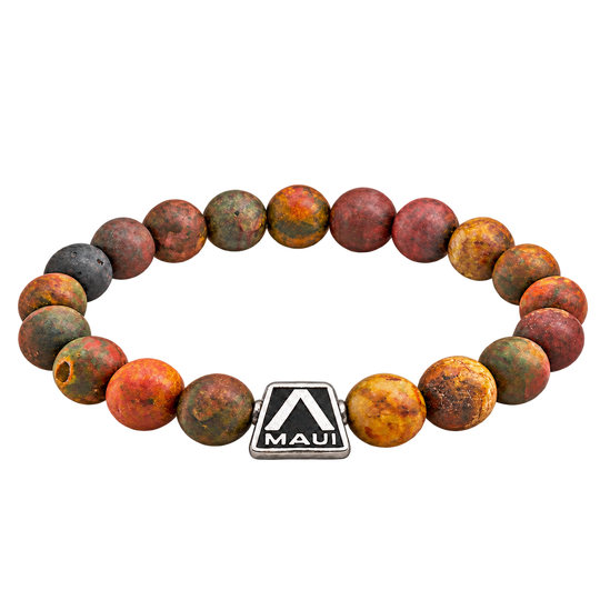 Alpha Maui Picassolet – Picasso Jasper Bracelet — centered front view