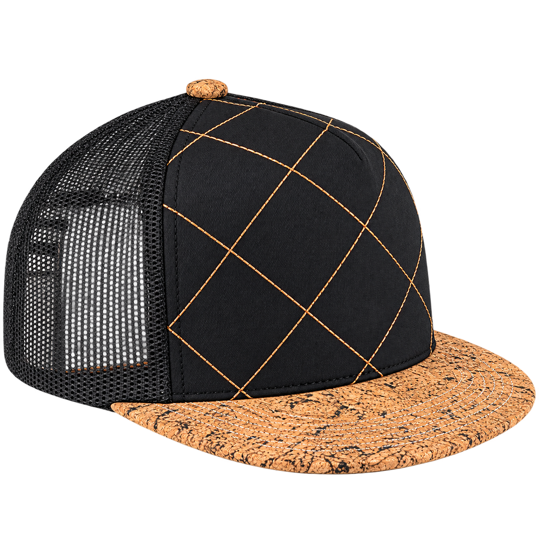 Alpha Maui Racer cap black side view