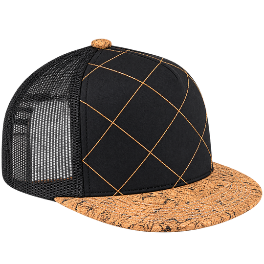 Alpha Maui Racer cap black side view