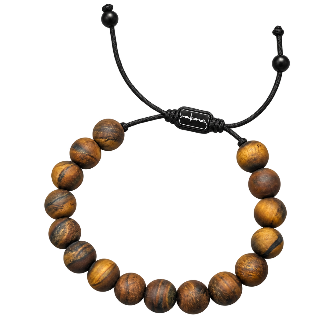 Alpha Maui Tigerlet Tiger Eye bracelet — full bracelet