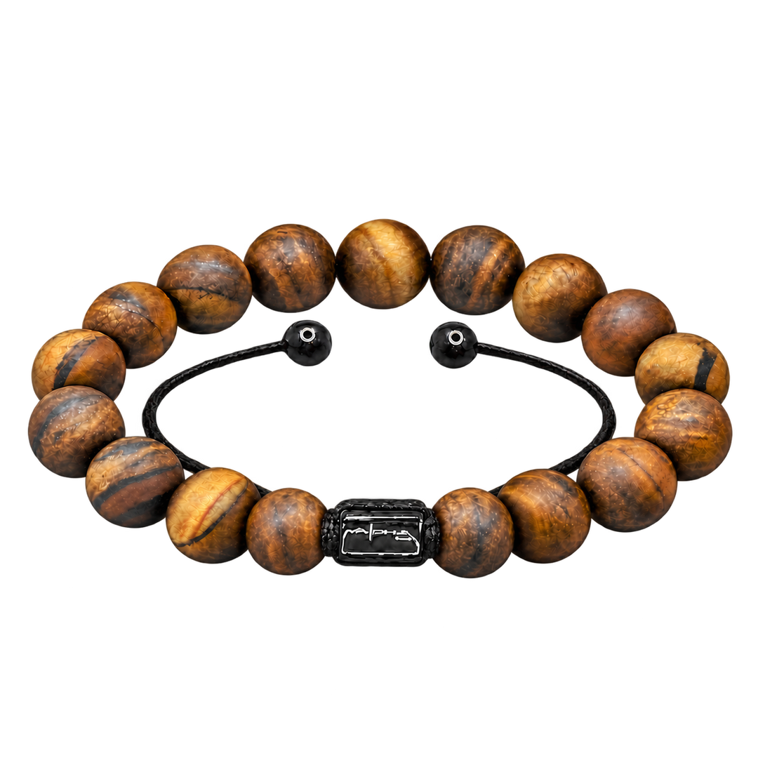 Alpha Maui Tigerlet – Tiger Eye Bracelet — centered front view