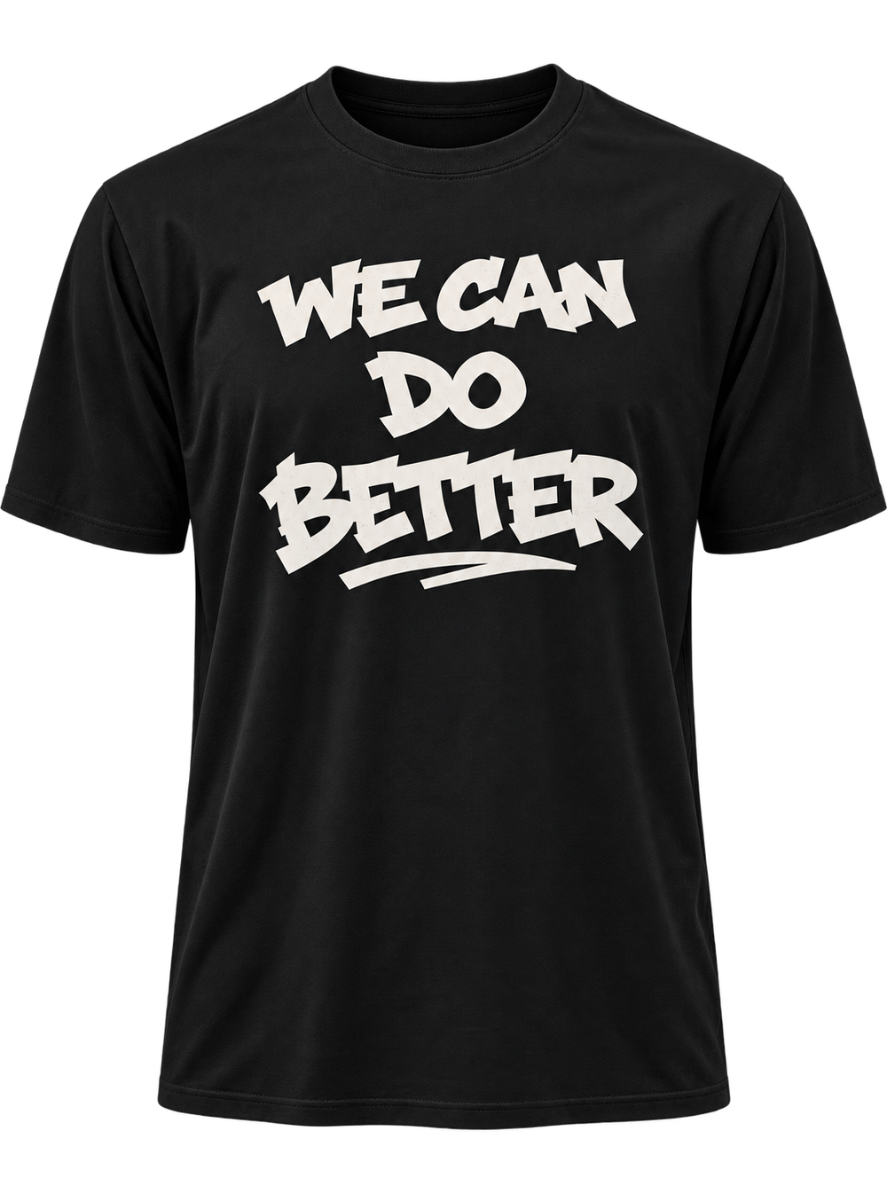 Alpha Maui We Can Do Better men's performance tee front