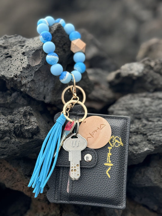 Alpha Maui Silicone Bead Wristlet