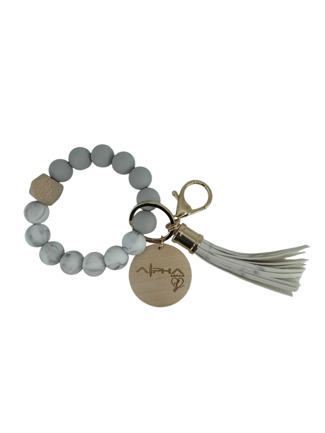 Alpha Maui Silicone Bead Wristlet