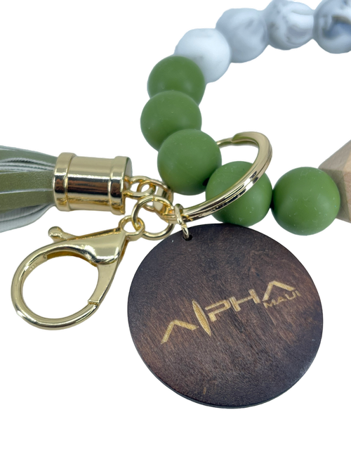 Alpha Maui Silicone Bead Wristlet