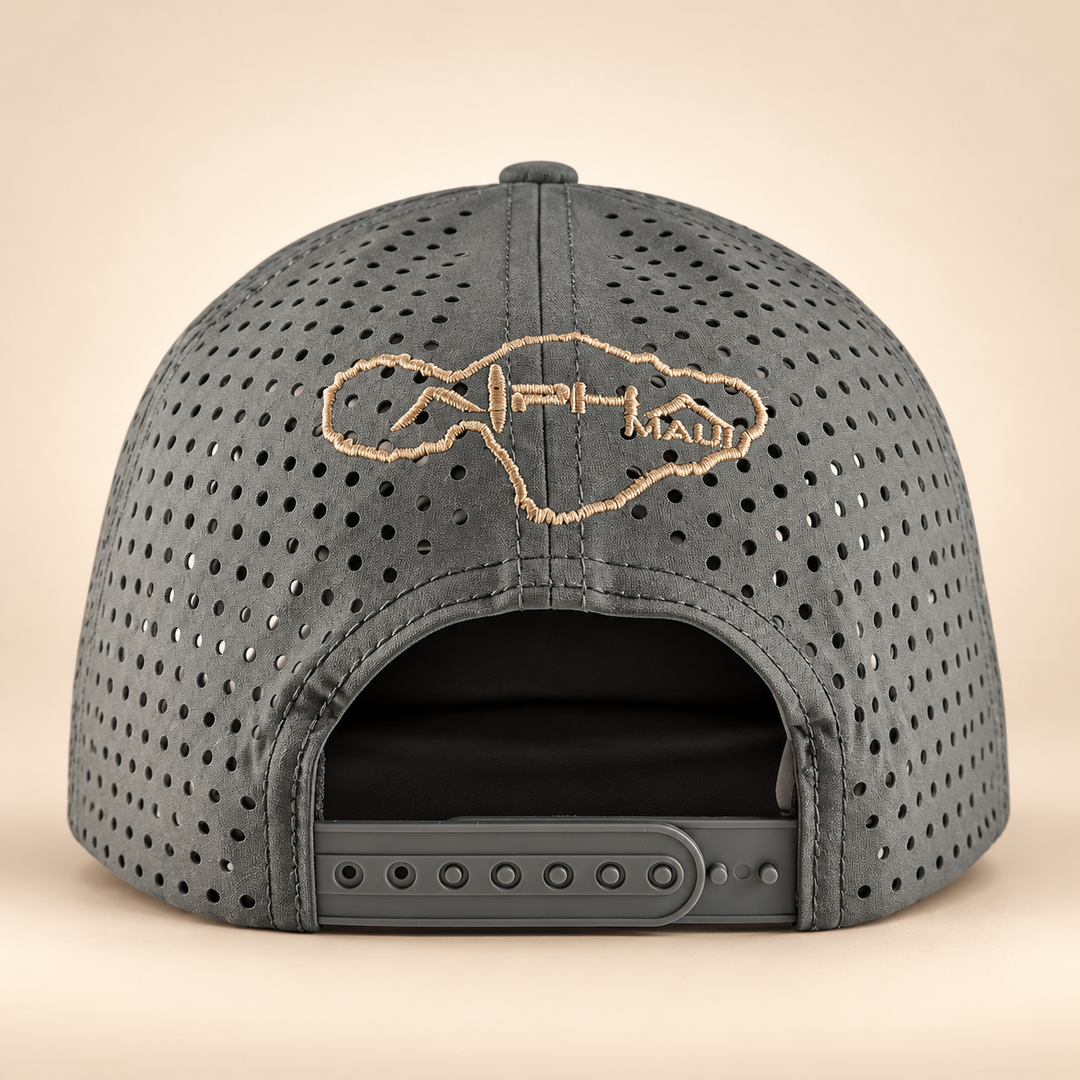 Hydro Hunter cap back view on warm background