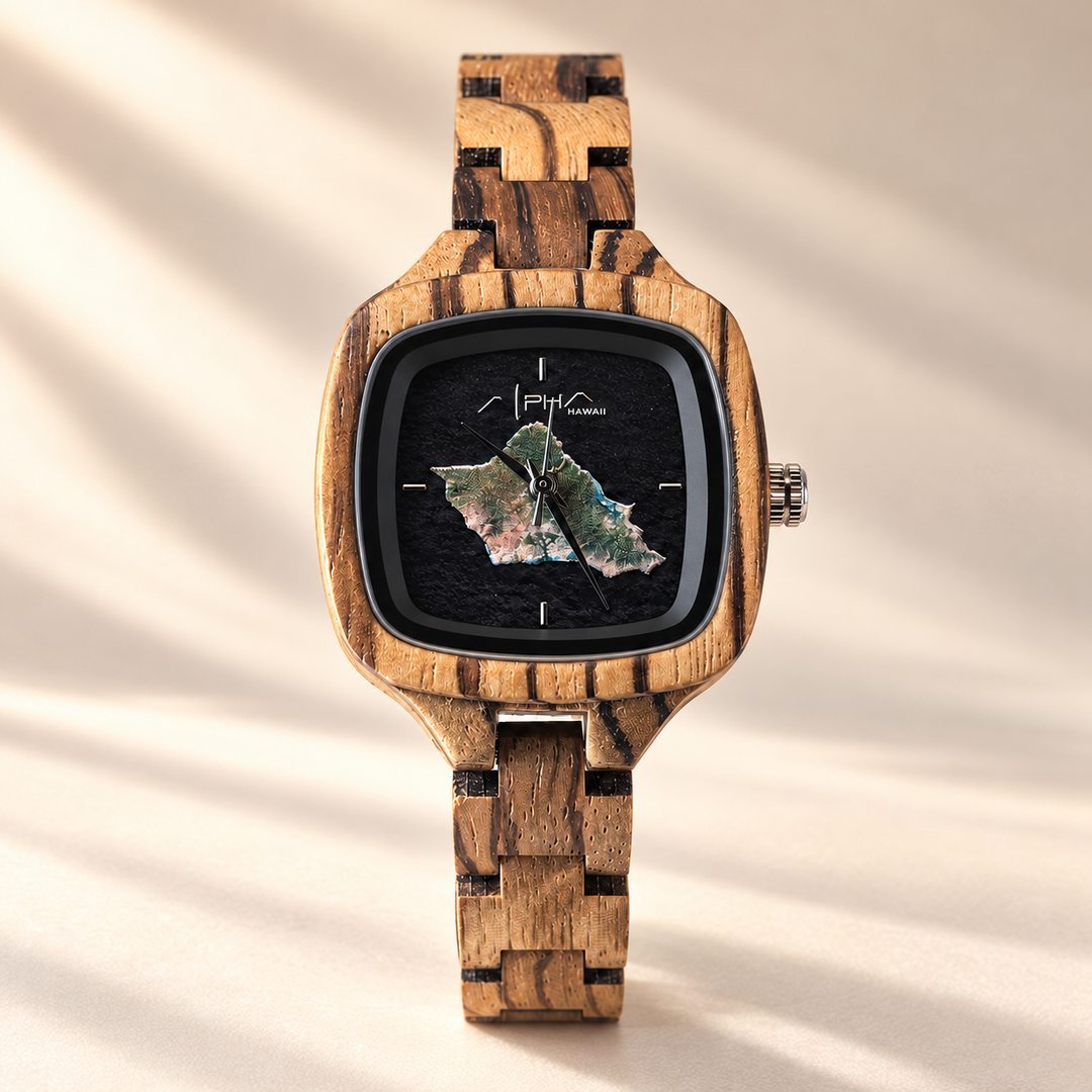 The Wahine centered front view on unified V3 watch background